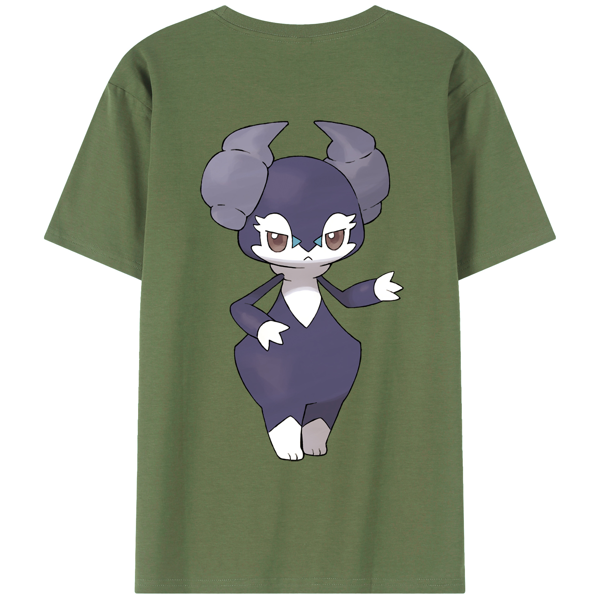 （画像用） ポケットモンスター Pokémon 綿100％ メンズ半袖Tシャツ（バックプリント） 通気性
